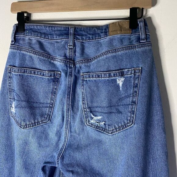 American Eagle Busted Knee Mom Jean Size 4 - Picture 6 of 11